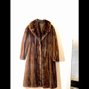 Long Mink Fur Coat